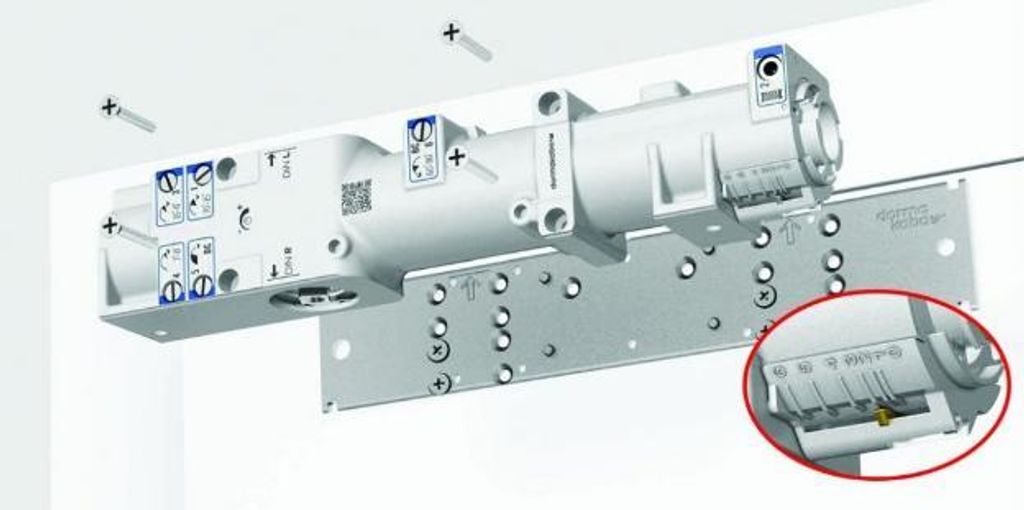 Türschließer TS 98 XEA DORMA - Komplettpaket Silber - 44110301