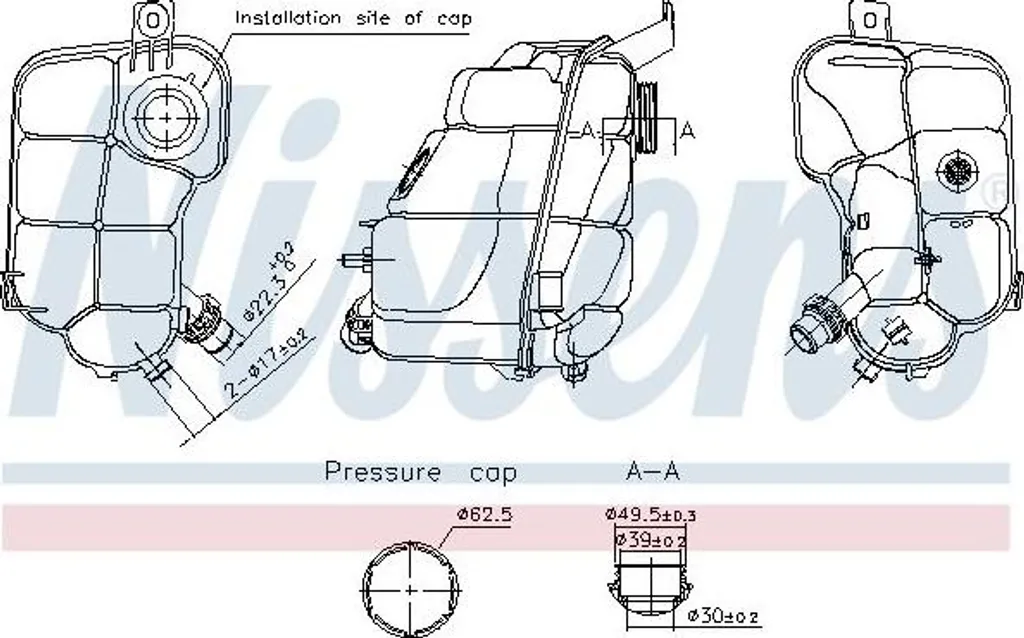 Stopper les Fuites : Vase d'Expansion 1377556 pour Ford Mondeo et S-Max