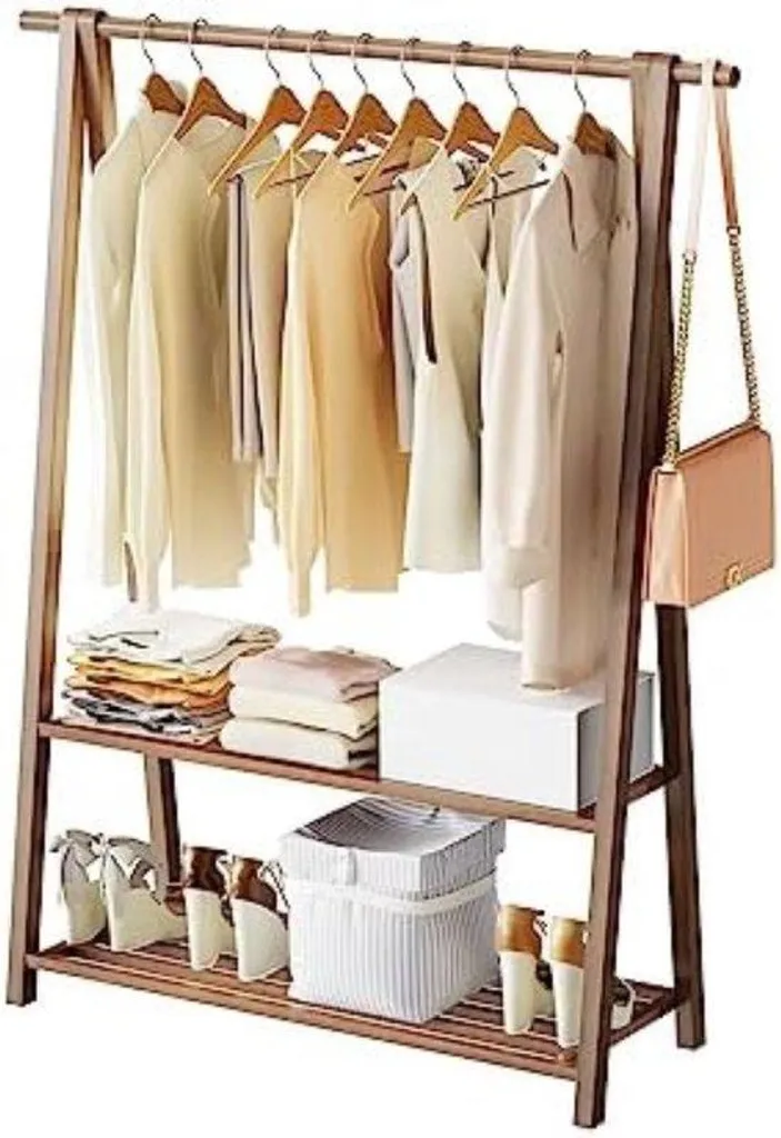 Cintres en bois pour voyage et maison - Cintres pliables spécial gain place