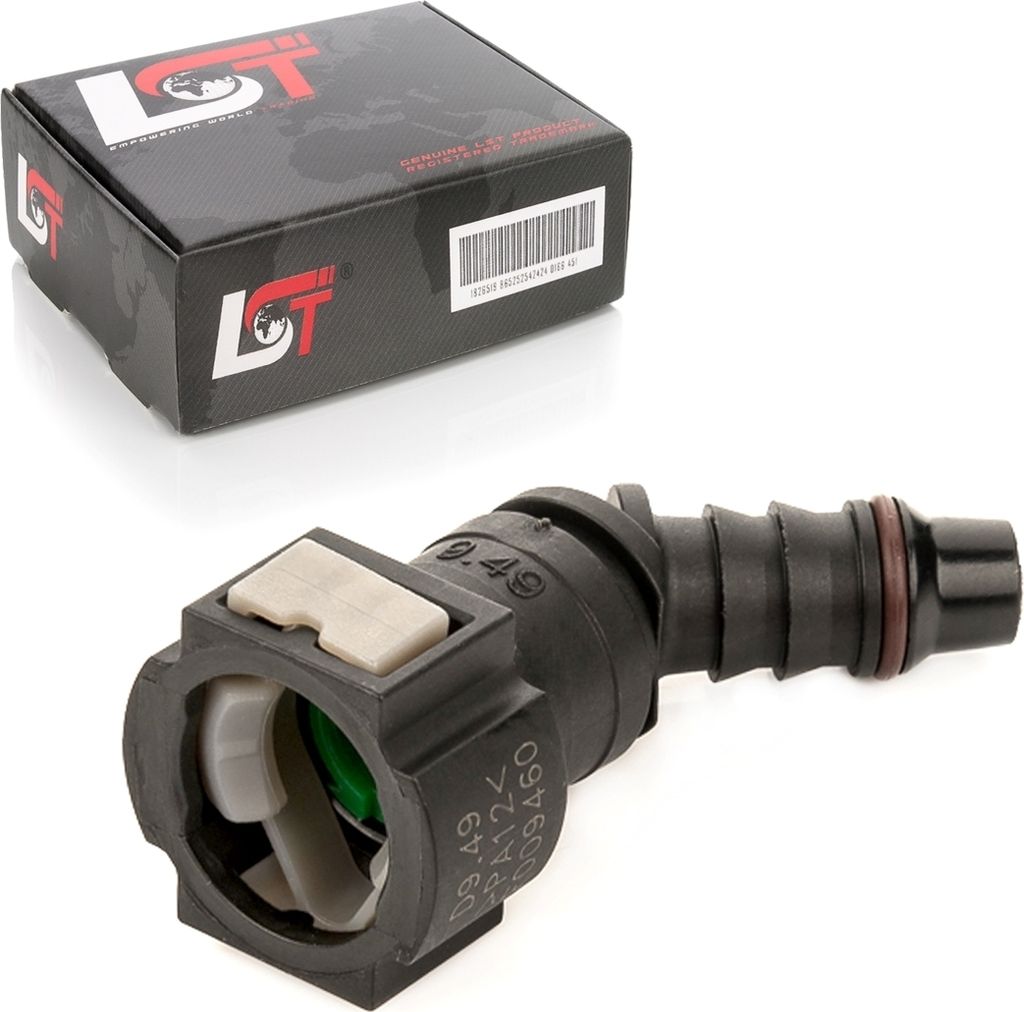 Schnellverschluss Kraftstoffleitung Schlauchkupplung gewinkelt 9,49 * 9,49 mm