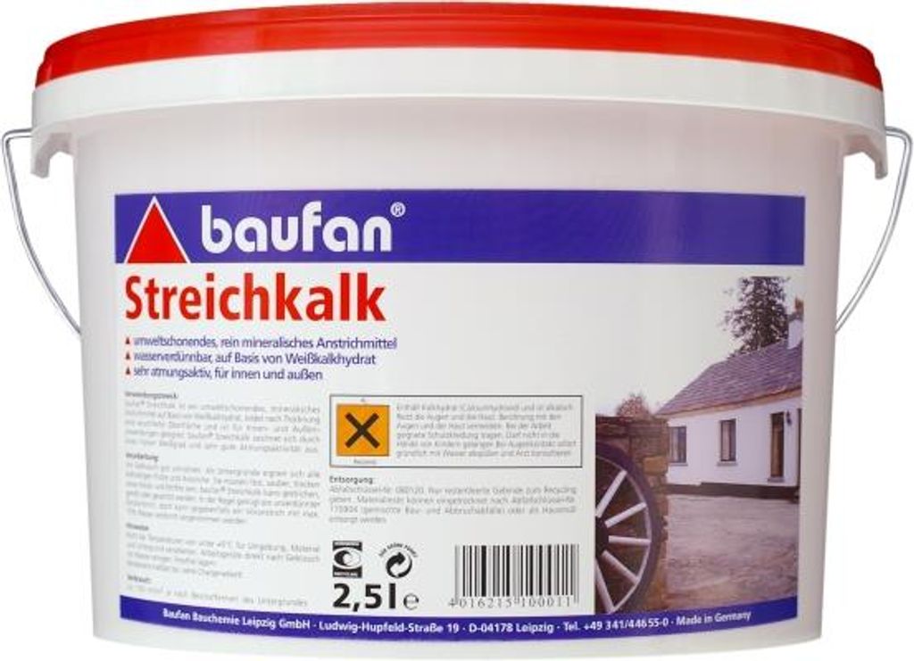 Baufan Streichkalk 2,5 l 100011