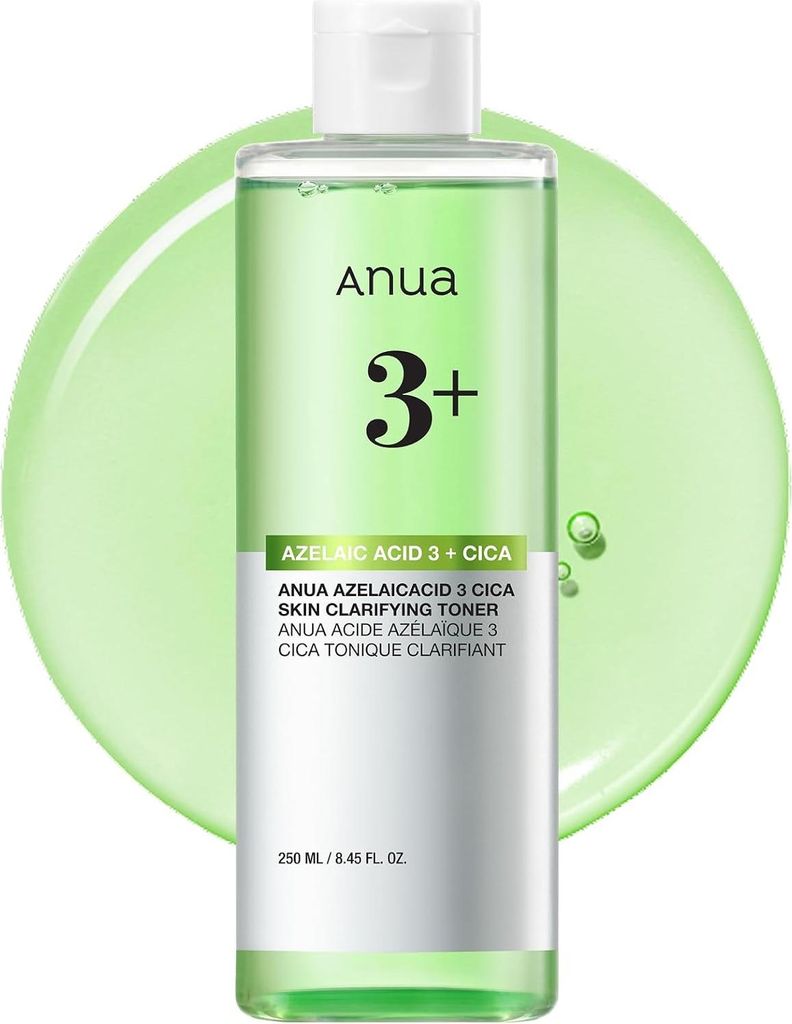 Anua Azelaic Acid 3 Cica Skin Clarifying Toner 250ml – klärender Toner mit Azelainsäure & Cica für empfindliche und unreine Haut