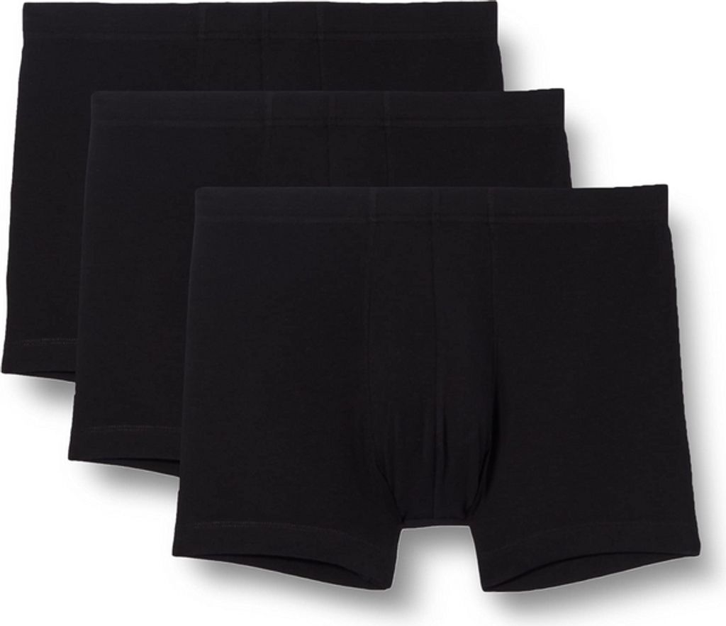Schiesser Herren 3 er Pack Shorts Gr. 8  schwarz Produktbild 
