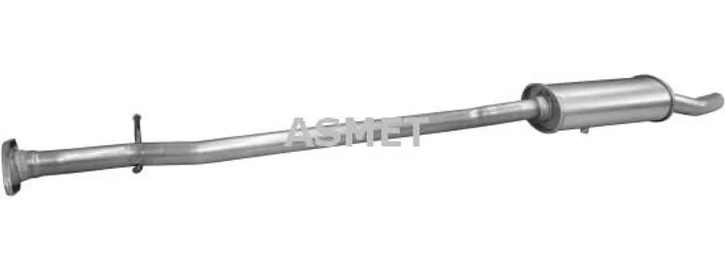 Silencieux central ASMET 14037 pour Qashqai remplace OE 20100JD00A
