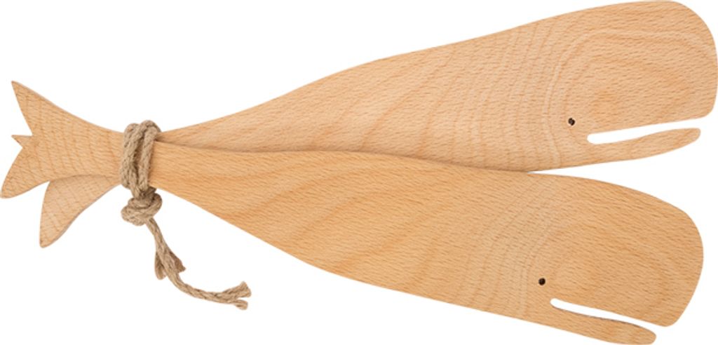 Walfisch-Salatbesteck aus Holz - Batela