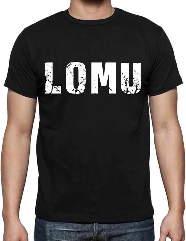 Herren Grafik T-Shirt Lomu Öko-Verantwortlich Vintage Jahrgang Kurzarm Lustige Druck Geburtstag Geschenk Mann
