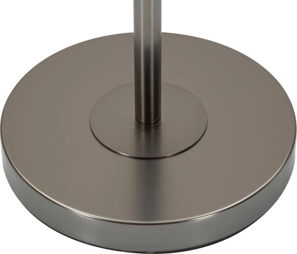 Lampadaire robuste en métal argenté 163 cm - Éclairage intérieur fixe - 5