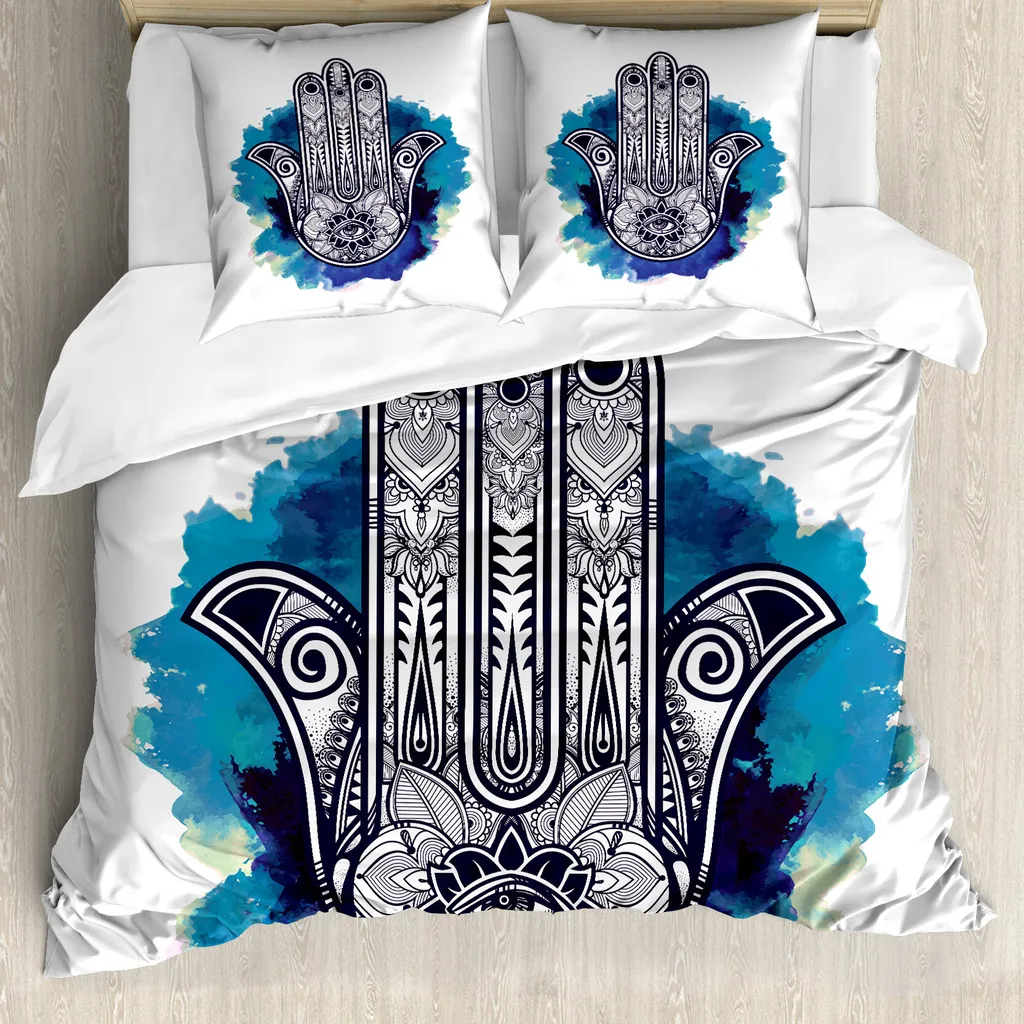 Set Letto Bohemièn ABAKUHAUS: Estetica Hamsa e Qualità Superiore