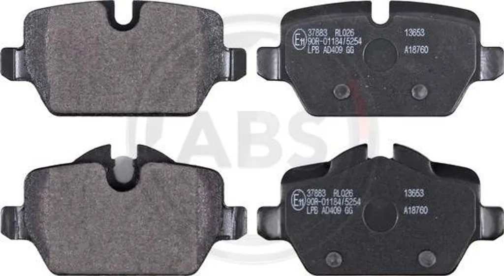 Jeu de plaquettes de frein A.B.S. 37883 pour MINI R60 R61 (OE 34219804735)