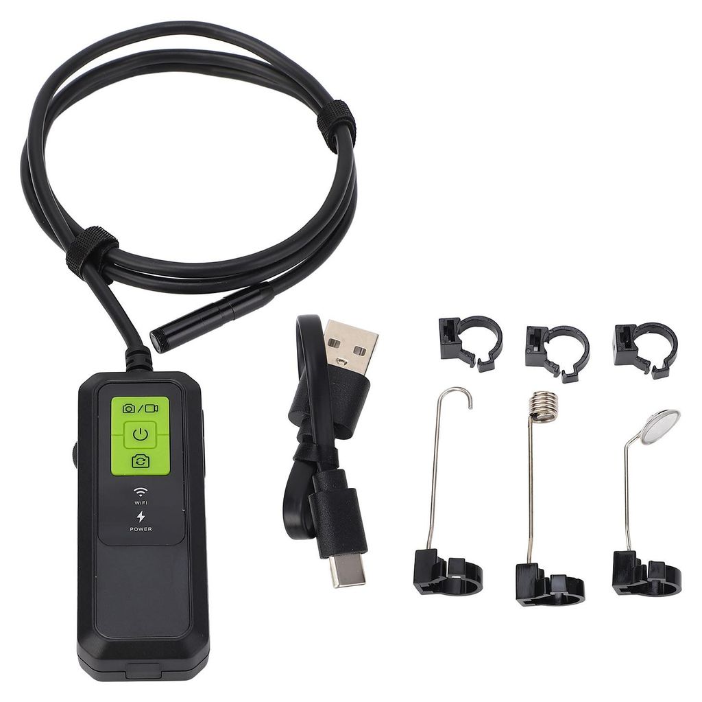 Endoskopkamera mit Licht, WiFi, industrielles HD, kabellos, tragbar, IP67, wasserdicht, Endoskop, Rohrschlangeninspektion, 5 Meter