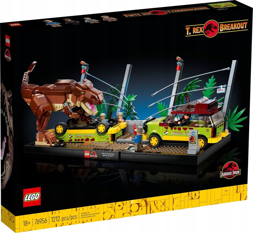 LEGO Jurassic World 76956 Tyranosaurus na úteku Obrázok produktu 