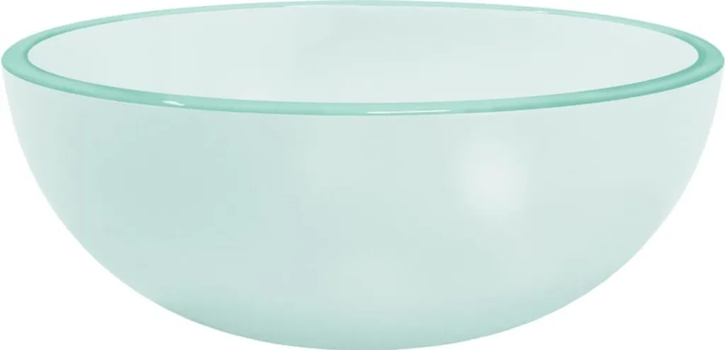 Lavabo vidaXL in Vetro Temperato Opaco 30x12 cm - Design d'Appoggio