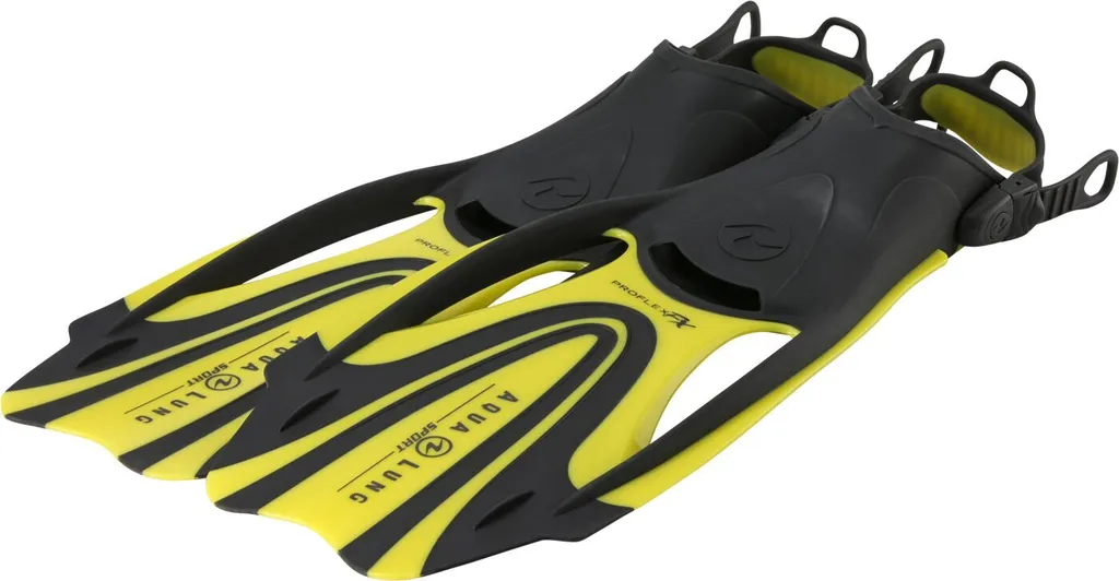 Palmes de natation Aqualung Zinger Jaunes pour le voyage et snorkeling S