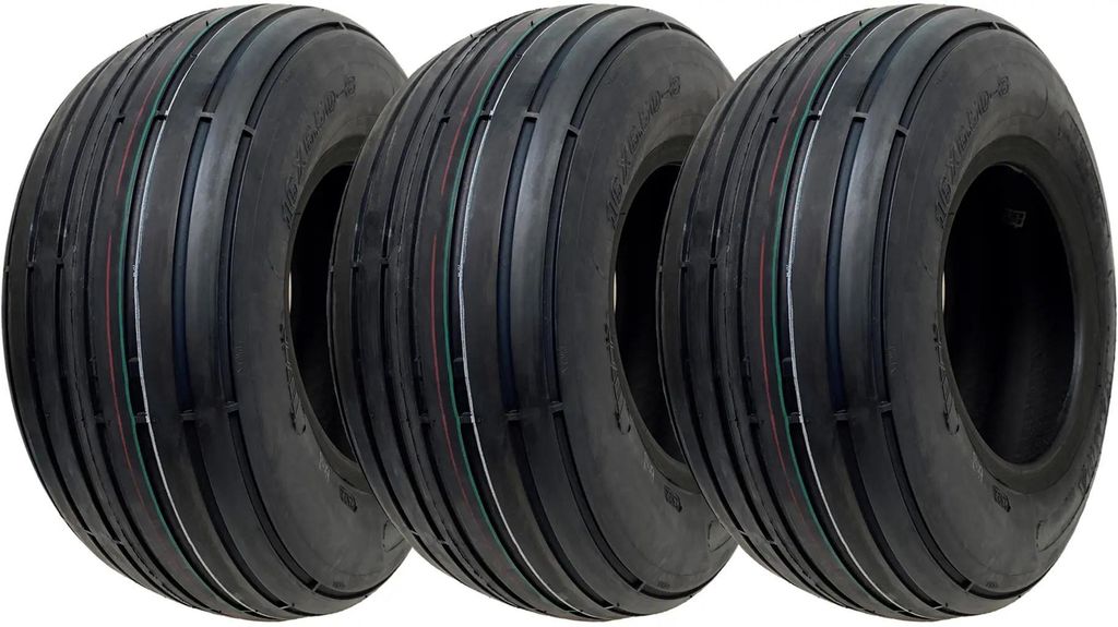15x6.00-6 Multi-Rib-Rasenmäherreifen, 6-lagig, Heuwender, Produktbild 