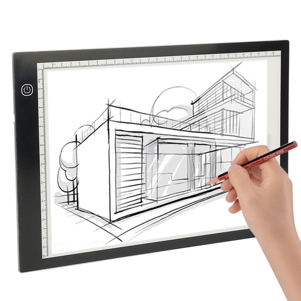 LED Licht Pad A4 Leuchttisch Leuchtplatte Tragbare Light Pad mit USB Kabel für Diamond Painting Zeichnung Malen Animation Tattoo Skizzierung