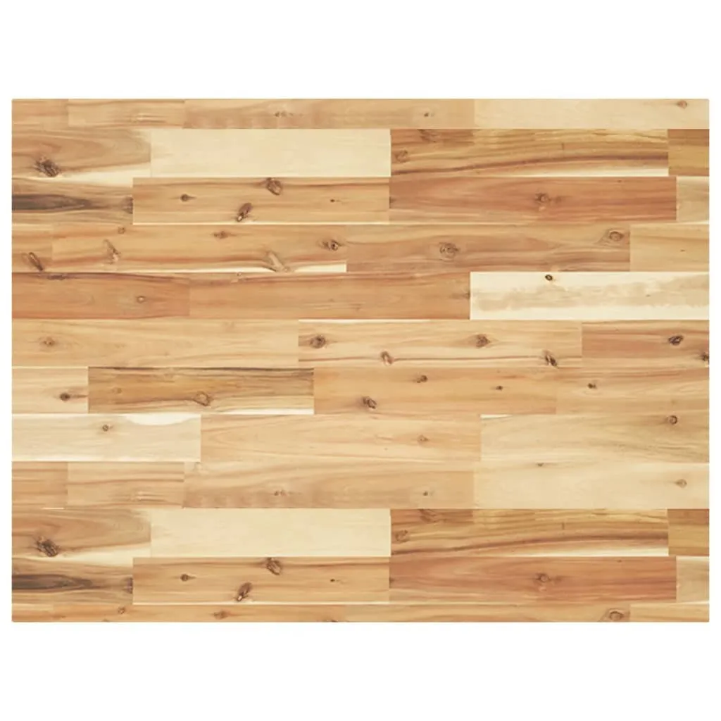 Top Tavolo Maison Exclusive 80x60x4cm Acacia Massiccia Olio - Scrivania