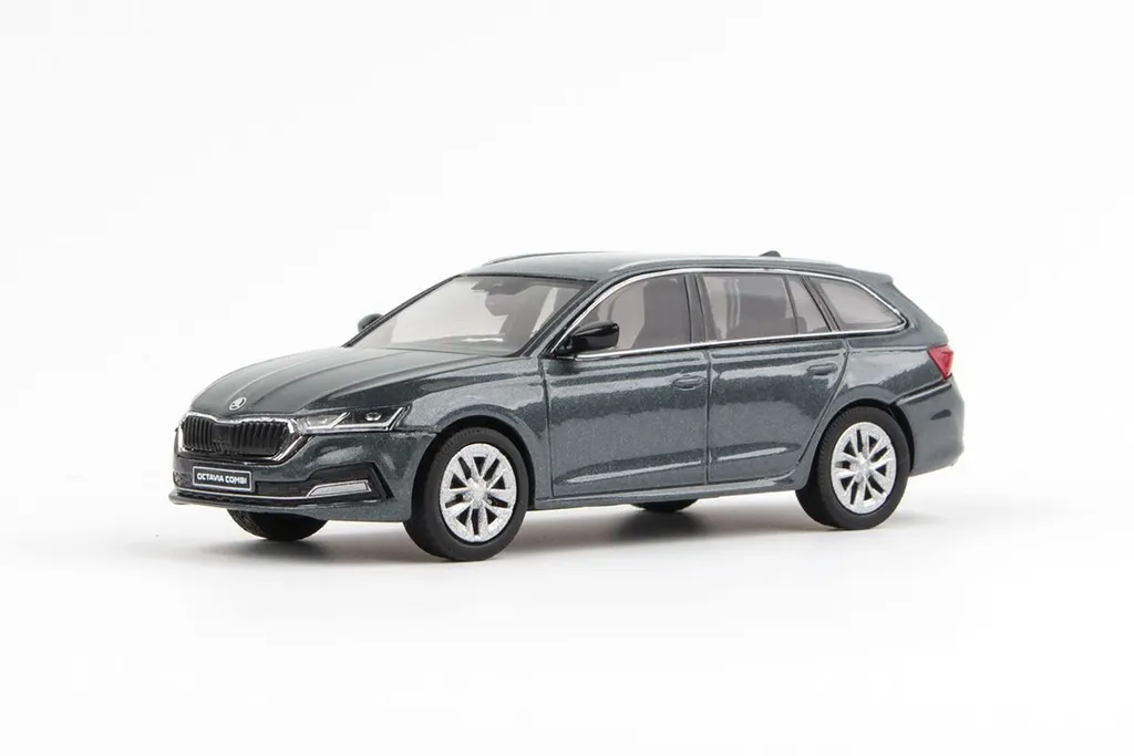 Skoda Octavia IV Combi 2020 ABREX 1:43 : Réplique Fidèle Gris Quartz