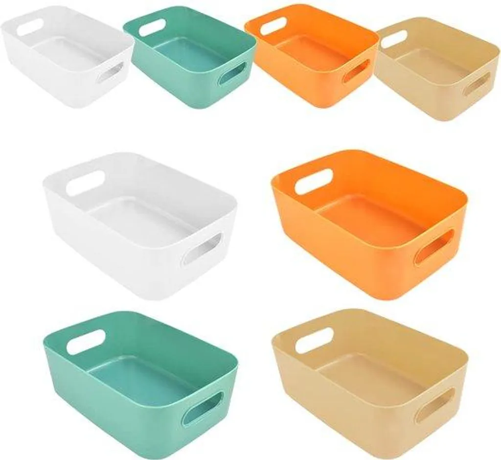 Organisateur de placard empilable pour maquillage et salle de bain x8