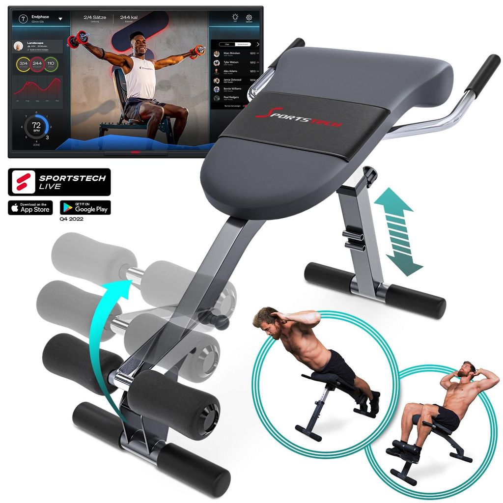 Sportstech Hantelbank BRT200 | 3in1 Multifunktion | 5 Produktbild 