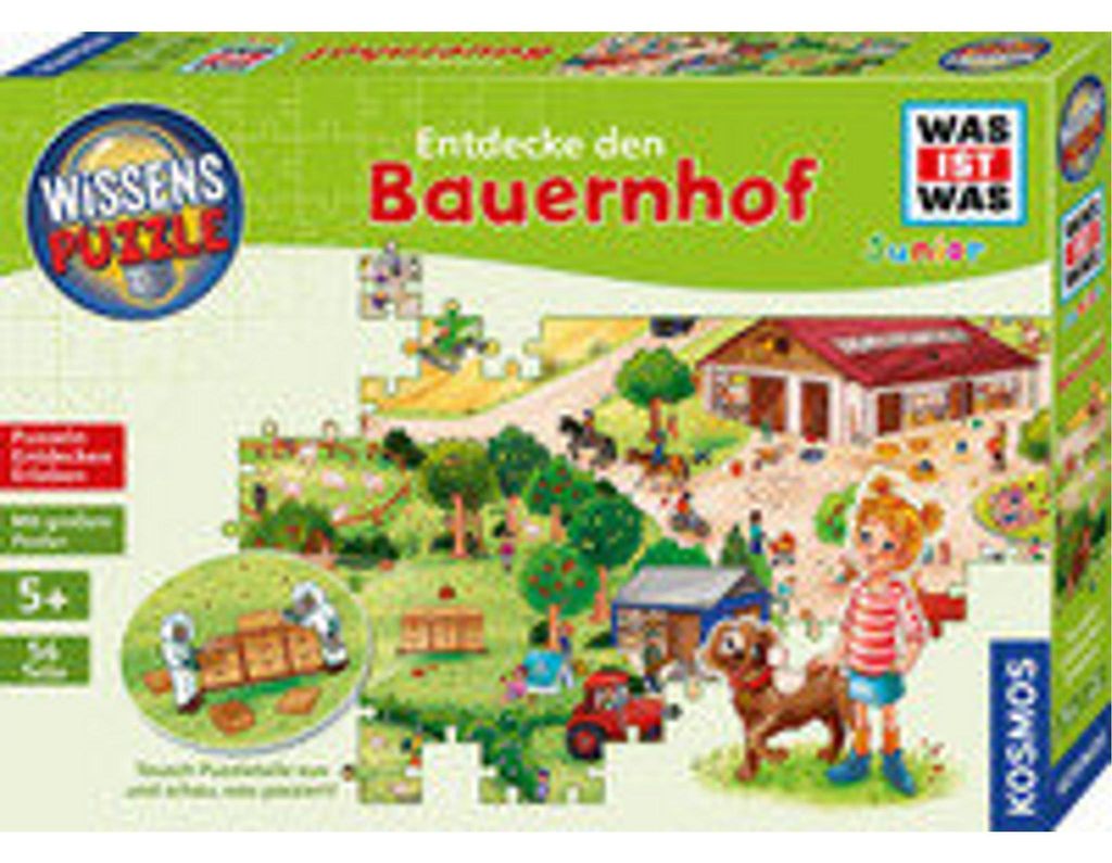 KOSMOS Wissenspuzzle WAS IST WAS Junior - Entdecke den Immagine del prodotto 