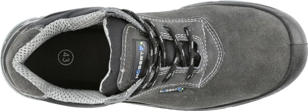Chaussures de chantier légères Högert Naab S1P SRC Cuir Chamoisé T41 - 2