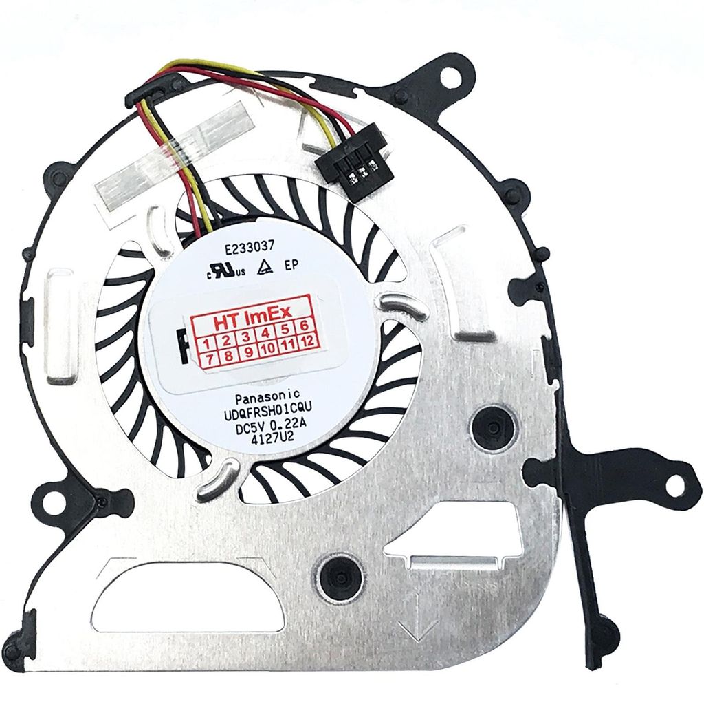 CPU version 1 - Lüfter Kühler 3-Pin stecker FAN cooler für Panasonic UDQFRSH01CQU-4127U2, DC5V--0.22A