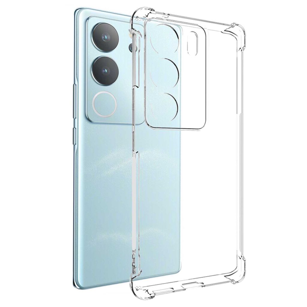 TPU Hülle Clear Armor Soft Case für vivo V29 5G (V2250), V29 Pro 5G (V2251), vivo S17 Pro (V2284A, 6.78'') - transparent