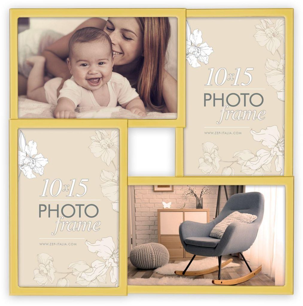 ZEP -Fotorahmen VRG549 ELmar Gold 4x10x15 cm