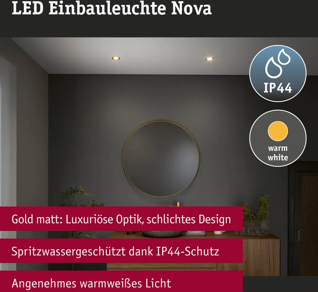 Paulmann Luce da incasso LED Nova basic set rigido - 5