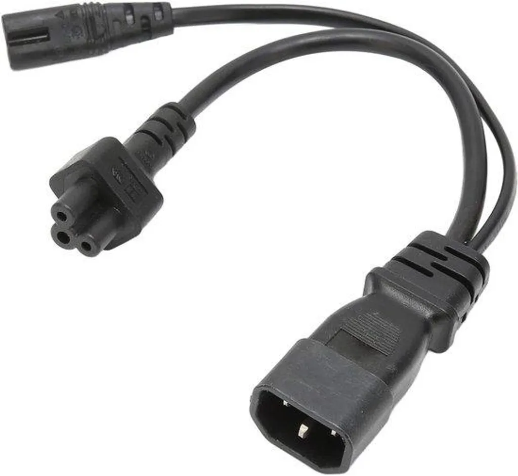 Cordon d'alimentation IEC 320 C14-C5-C7 pour Imprimante et Moniteur PC