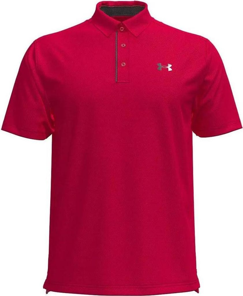 Under Armour Tech Polo - racer red, Größe:XXL
