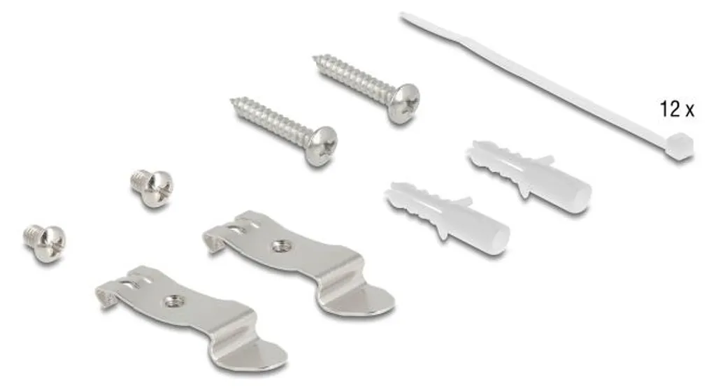 Support 12 Modules Keystone pour Armoire Électrique et Rail DIN Métal