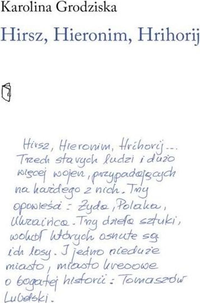 Hirsz, Hieronim, Hrihorij - Karolina Grodziska (Buch auf Polnisch)