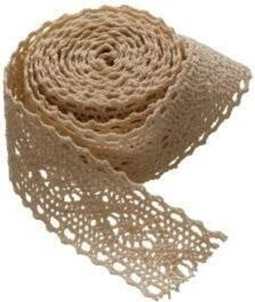 Spitze 35 mm x 2 m Muster 2 (Schul- und Schrein, Kreativbedarf)