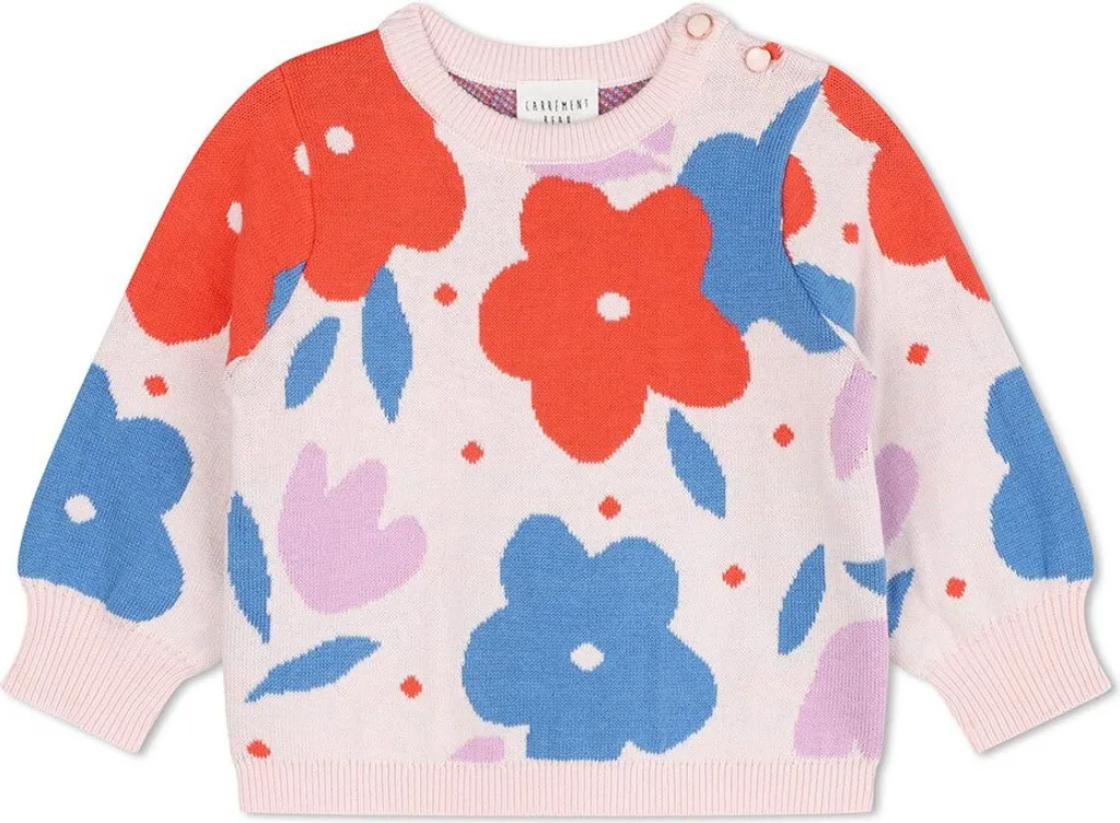 Carrement Beau Y30215 Pullover Multicolore 4 Anni - Maglione Bimbo Chic