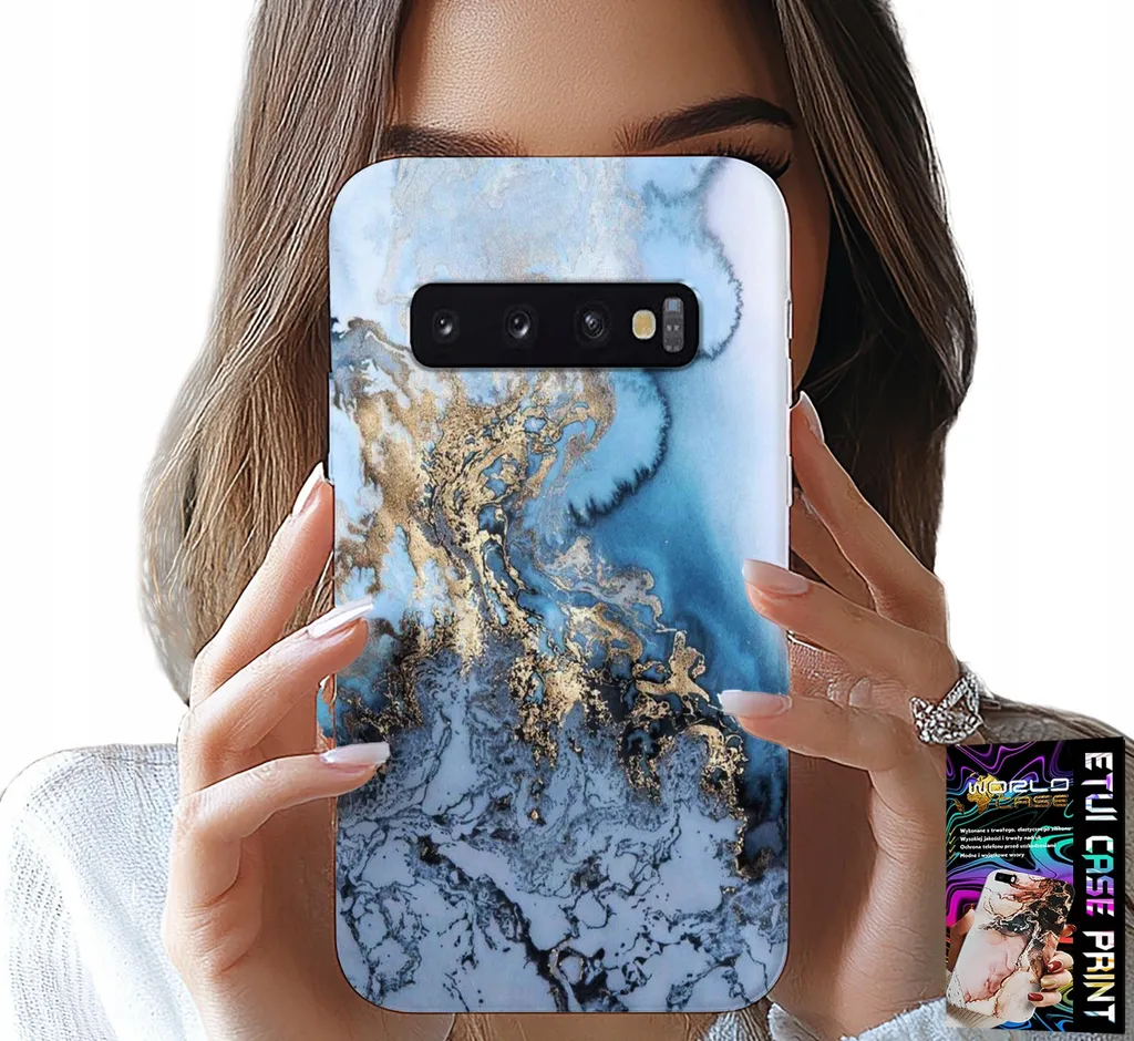Cover Marmo per Samsung S10 Plus + Pellicola | Protezione Chic Donna