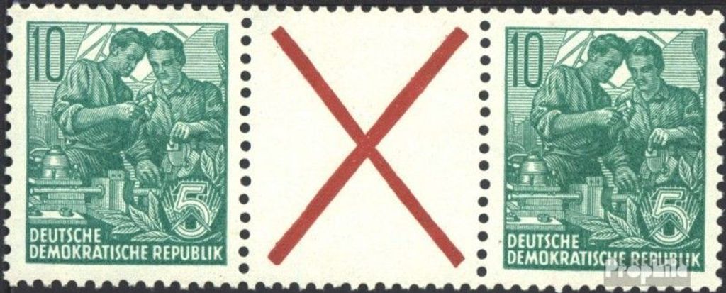 Briefmarken DDR 1960 Mi WZ9 postfrisch Fuenfjahresplan