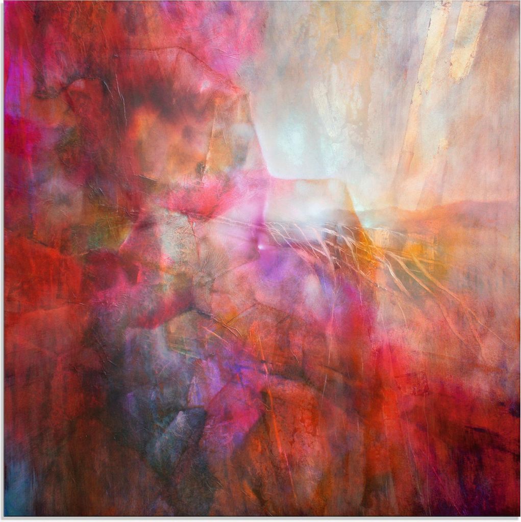 ARTland Glasbild Von Innen Heraus Größe: 50x50 cm