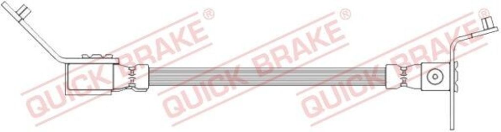 QUICK BRAKE 26.700 Bremsschlauch für FORD Transit Mk6 Pritsche / Fahrgestell (V347, V348, FM, FN, FF)