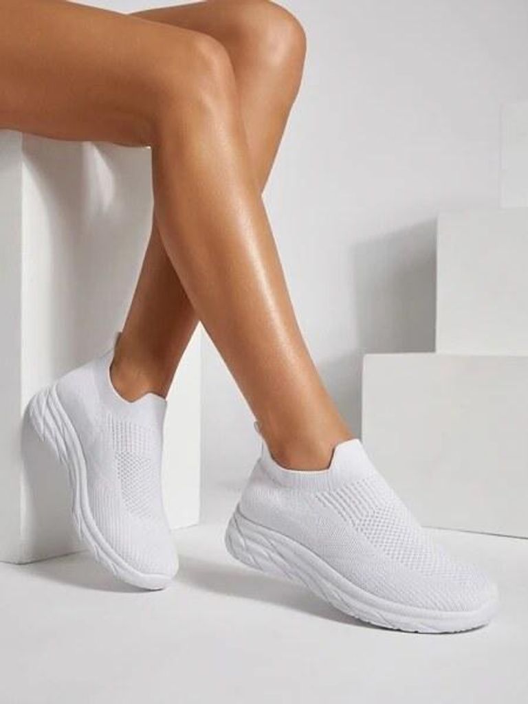 Royalfashion Damskie buty sportowe wsuwane Whites, rozmiar Zdjęcie produktu 