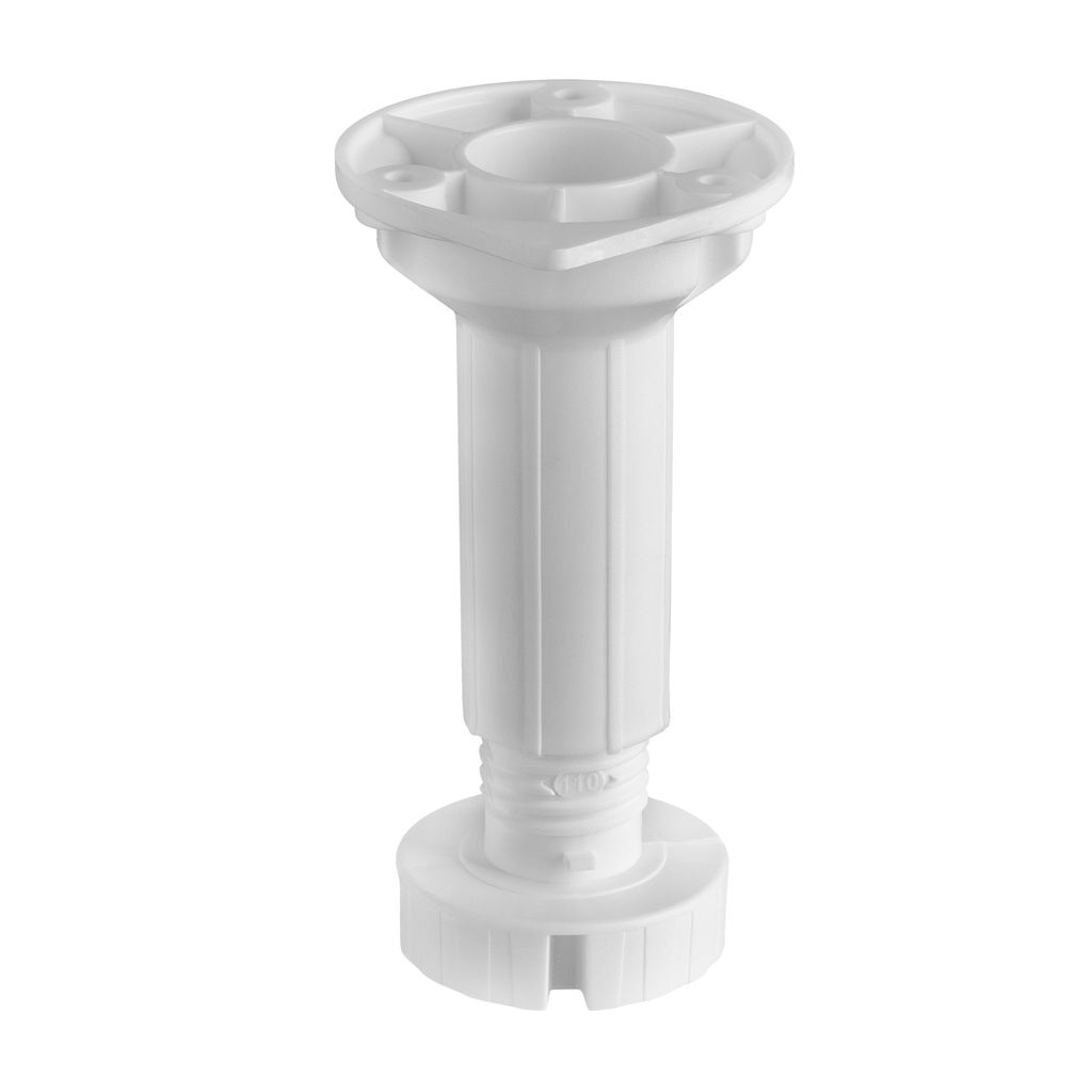 Walteco Soklová noha 96-150mm, plast, bílá Obrázek produktu 