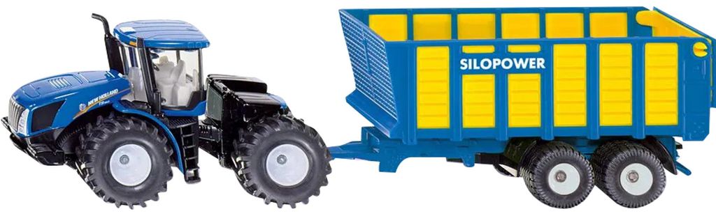 Siku Knicklenker NewHolland mit Silagewagen; 1947 Produktbild 