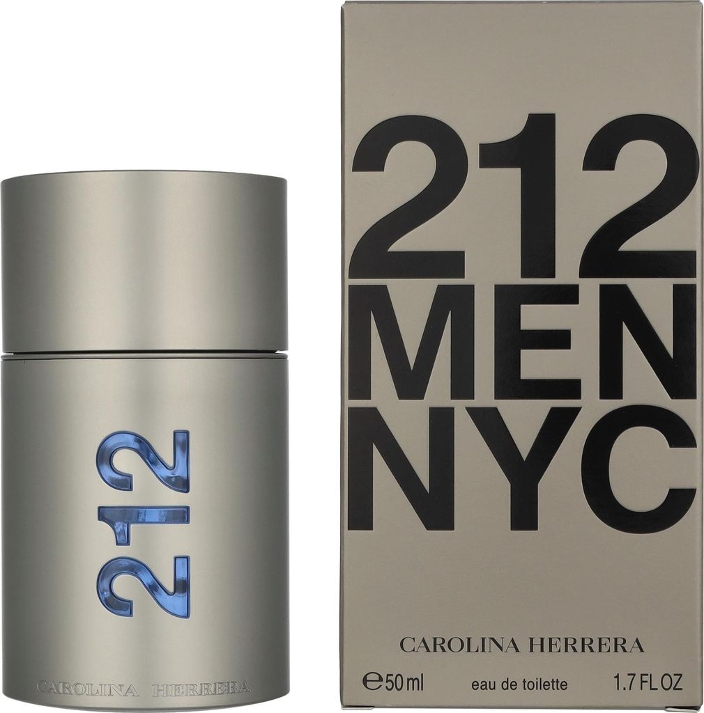 Carolina Herrera 212 NYC Men, Männer, 50 ml, Bergamotte, Produktbild 