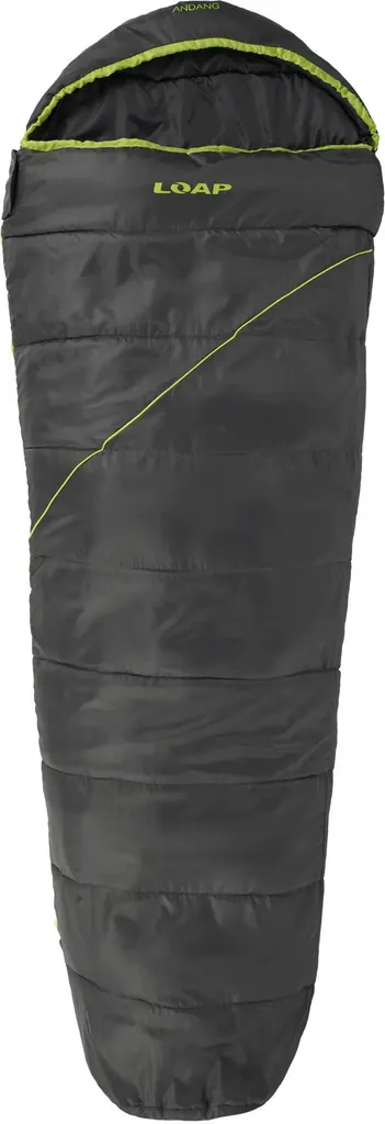 Sac de couchage pour trekking et camping Loap Andang Noir Fermeture G