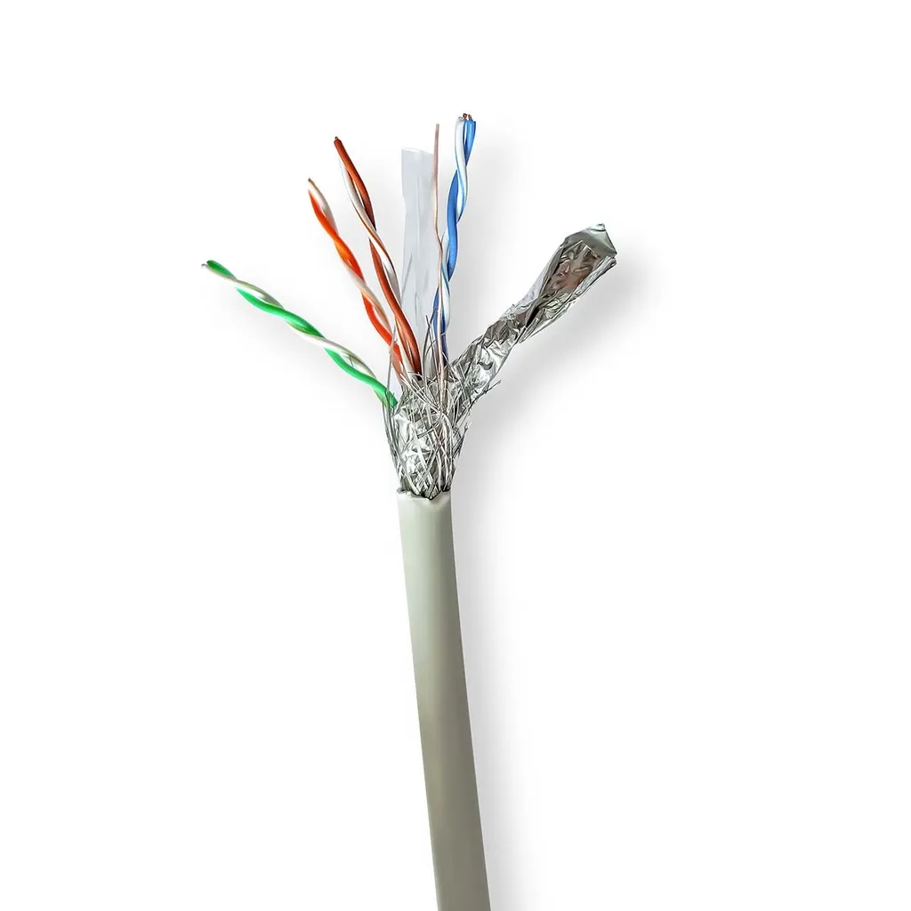 Câble Réseau CAT6 Anti-Interférence S/FTP 305m Cuivre Pur sans Halogène