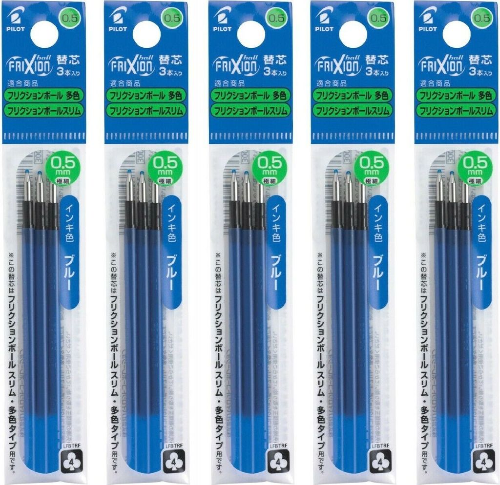 Pilot Frixion Ball 4 Mine 15er-Set blau