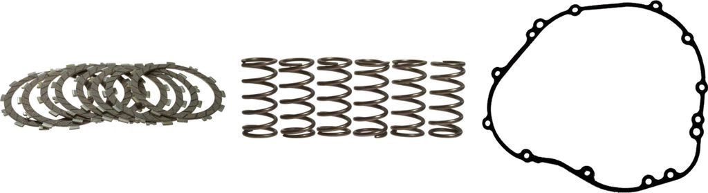 Kupplung Set für Kawasaki ZX-6R 600 P Ninja Baujahr 2007-2008 Kupplungslamellen Kupplungsfedern Kupplungsdeckeldichtung von pamoto - Neu