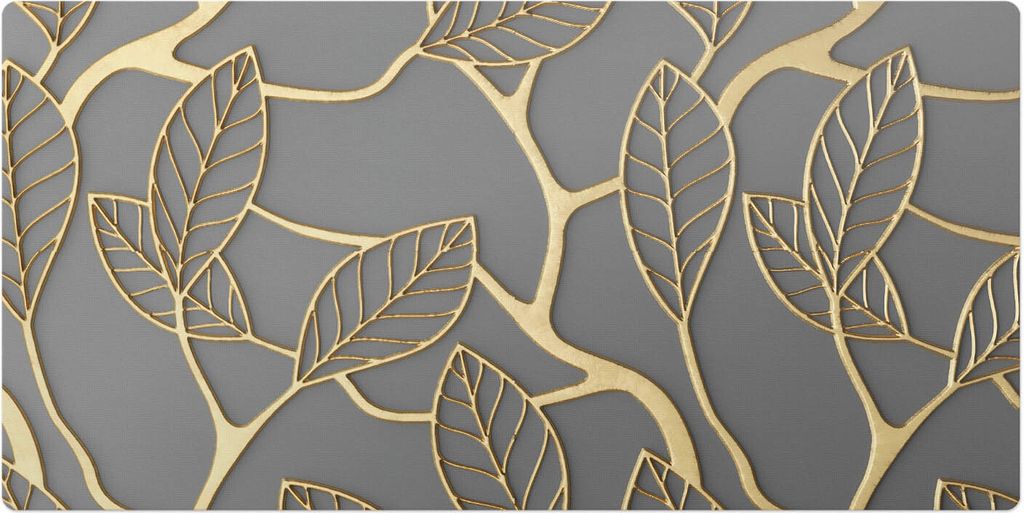 Blätter An Den Zweigen– Schreibtischunterlage – Schreibtisch Tischunterlage – 120x60 cm – Unterlage Groß Schreibtischmatte