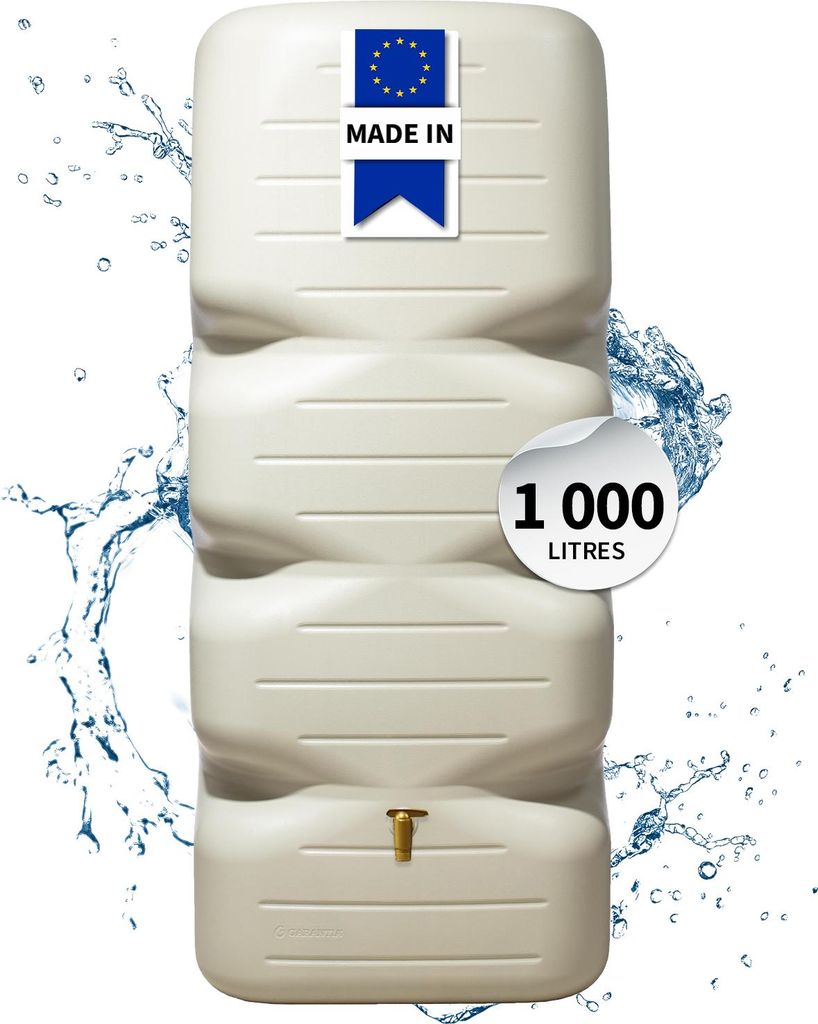 GARANTIA CUBUS Kit 1000 L, sable avec Robinet PE imitation Image du produit 
