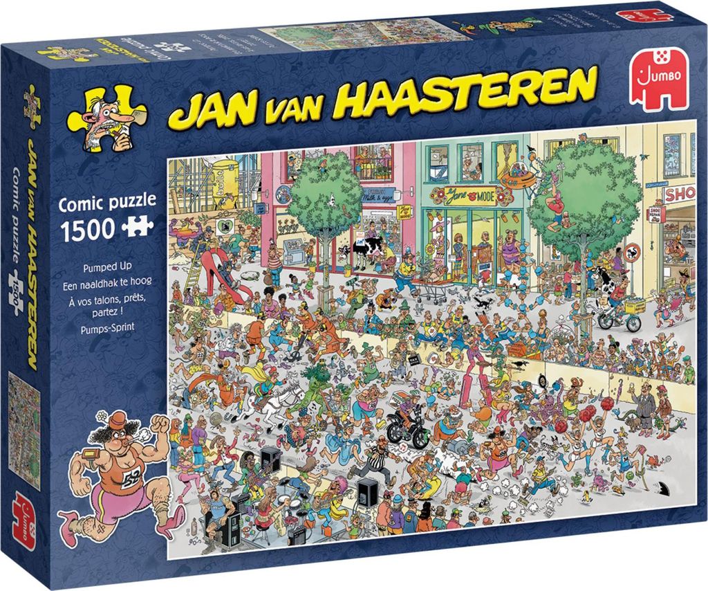 Jan van Haasteren, Pumps Sprint, 1500 Teile Puzzle